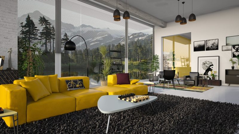 Idées déco salon moderne simple, mais efficace